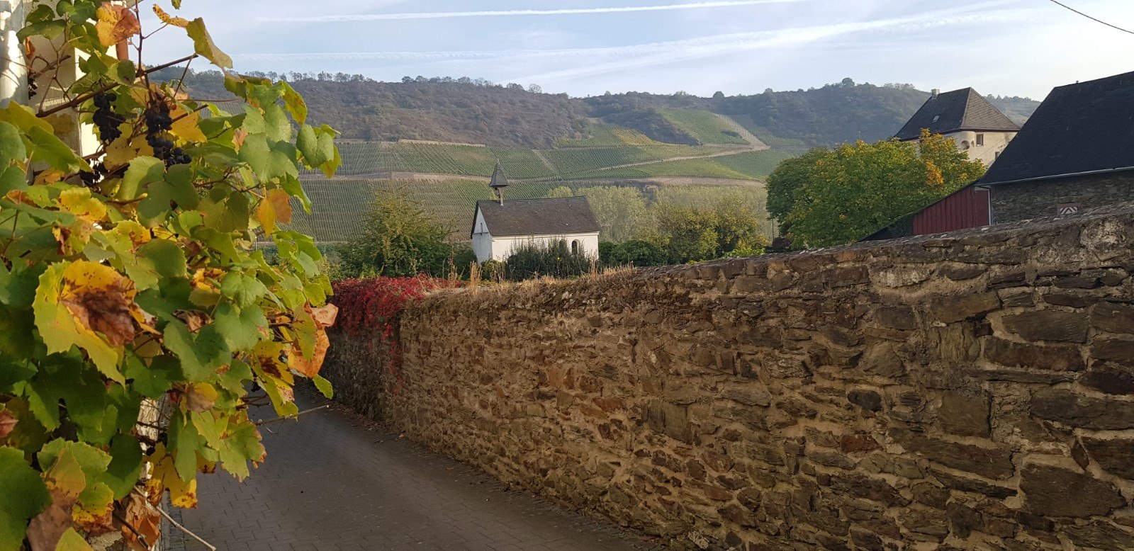 Burggartenmauer mit Blick auf Kapelle | &copy; mijasjourney