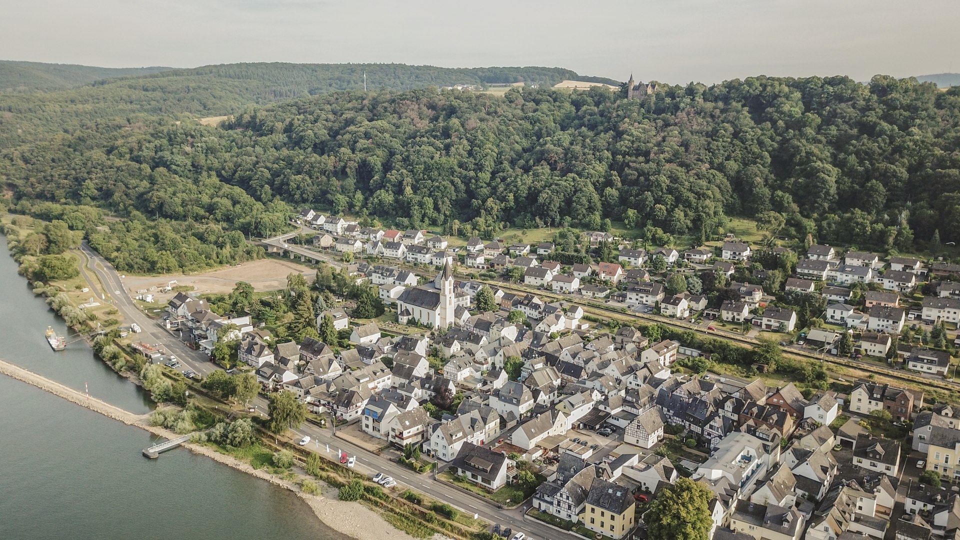 Luftaufnahme von Osterspai | © Sebastian Reifferscheid