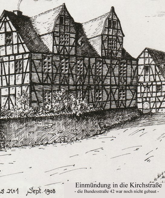 Einm&uuml;ndung Kirchstra&szlig;e | &copy; Werner Runkel