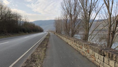 Radweg entlang der B42 | © Sebastian Reifferscheid Radweg entlang der B42 | © Sebastian Reifferscheid