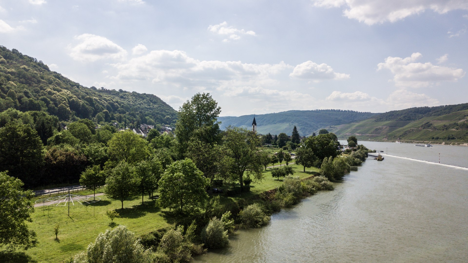 Rheinwiese vor Osterspai | © Sebastian Reifferscheid