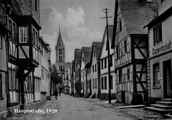Hauptstra&szlig;e 1920 | &copy; Werner Runkel