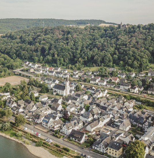 Luftaufnahme von Osterspai | © Sebastian Reifferscheid